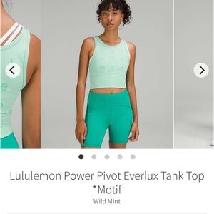 lululemon power pivot everlux tank top